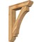Ekena Millwork Imperial Slat Rough Sawn Bracket w/ Offset Brace, Western Red Cedar, 8"W x 36"D x 48"H BKT0806X36X48IMP06RWR - alternate 1
